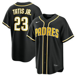 San Diego Padres 23 Fernando Tatis Jr. 2026 Black Out Cool Base Men Jersey