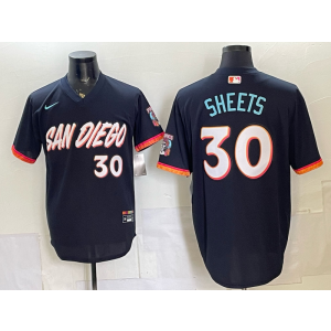 San Diego Padres 30 Sheets Navy 2026 City Connect Cool Base Men Jersey San Diego Padres 30 Sheets Navy 2026 City Connect Cool Base Men Jersey
