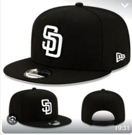 San Diego Padres black caps TX