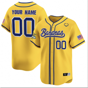 Savannah Bananas Yellow Customized Baseball Men Jersey Savannah Bananas Yellow Customized Baseball Men Jersey