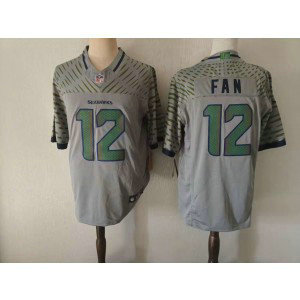 Seattle Seahawks 12 Fan Grey Rivalries F.U.S.E. Vapor Limited Youth Jersey Seattle Seahawks 12 Fan Grey Rivalries F.U.S.E. Vapor Limited Youth Jersey