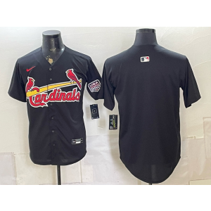 St.Louis Cardinals Blank Black USA 250 Fourth of July Men Jersey