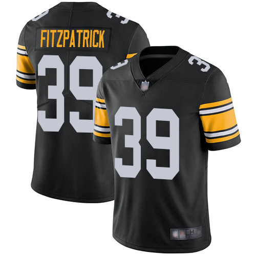 Steelers #39 Minkah Fitzpatrick Black Alternate Men's Stitched Football Vapor Untouchable Limited Jersey Steelers #39 Minkah Fitzpatrick Black Alternate Men's Stitched Football Vapor Untouchable Limited Jersey