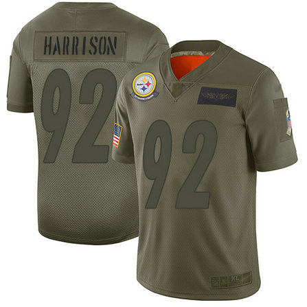 Steelers #92 James Harrison Camo Men's Stitched Football Limited 2019 Salute To Service Jersey Steelers #92 James Harrison Camo Men's Stitched Football Limited 2019 Salute To Service Jersey