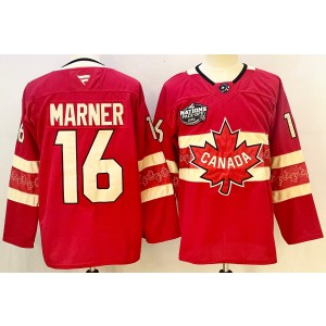 Team Canada 16 Marner Red 2025 4 Nations Face-Off Premium Men Jersey