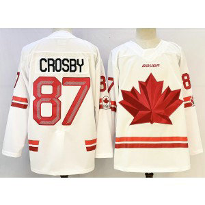 Team Canada 87 Sidney Crosby White 2025 New Men Jersey