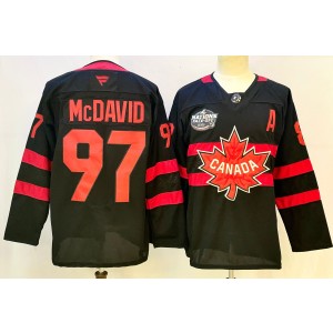 Team Canada 97 Connor McDavid Black 2025 4 Nations Face-Off Premium Men Jersey