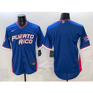 Team Puerto Rico Blank Blue 2026 World Cup Cool Base Men Jersey