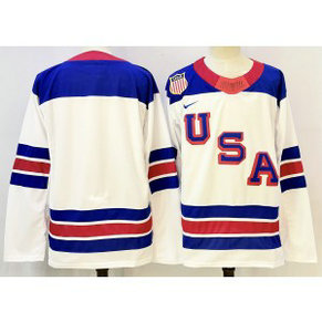 Team USA Blank White New Men Jersey