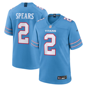 Tennessee Titans 2 Tyjae Spears Light Blue 2026 Vapor Limited Men Jersey