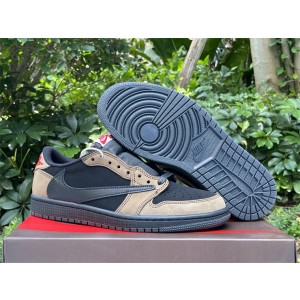 Travis Scott x Nike Air Jordan 1 Low OG Velvet Brown Shoes