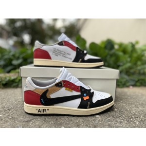 Travis Scott x OFF-WHITE x Nike Air Jordan 1 Shoes