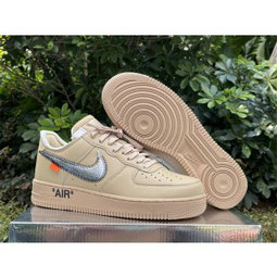 Virgil Abloh x Nike Air Force 1 Low Sesame Shoes