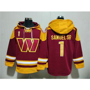 Washington Commanders 1 Deebo Samuel Sr. Burgundy Ageless Must-Have Lace-Up Pullover Hoodie Washington Commanders 1 Deebo Samuel Sr. Burgundy Ageless Must-Have Lace-Up Pullover Hoodie