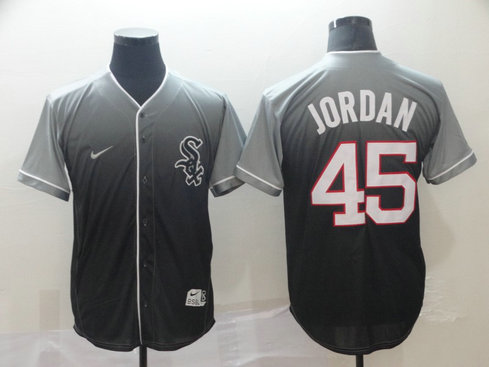 White Sox 45 Michael Jordan Gray Drift Fashion Jersey White Sox 45 Michael Jordan Gray Drift Fashion Jersey
