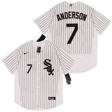 White Sox 7 Tim Anderson White 2020 Nike Flexbase Jersey White Sox 7 Tim Anderson White 2020 Nike Flexbase Jersey