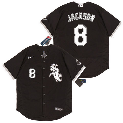 White Sox 8 Bo Jackson Black 2020 Nike Flexbase Jersey White Sox 8 Bo Jackson Black 2020 Nike Flexbase Jersey
