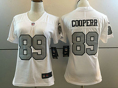 Woman Nike Raiders 89 Amari Cooper White Color Rush Limited Jersey Woman Nike Raiders 89 Amari Cooper White Color Rush Limited Jersey