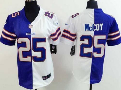 Women's Buffalo Bills #25 LeSean McCoy Light Blue-White Two Tone Jersey Women's Buffalo Bills #25 LeSean McCoy Light Blue-White Two Tone Jersey