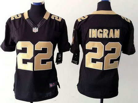 Women's New Orleans Saints #22 Black Team Color NFL Nike Limited Jersey Women's New Orleans Saints #22 Black Team Color NFL Nike Limited Jersey