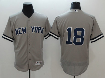 Yankees 18 Didi Gregorius Gray Flexbase Jersey Yankees 18 Didi Gregorius Gray Flexbase Jersey