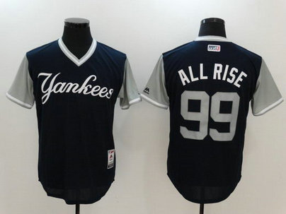 Yankees 99 Aaron Judge All Rise Majestic Navy 2017 Players Weekend Nickname Jersey Yankees 99 Aaron Judge All Rise Majestic Navy 2017 Players Weekend Nickname Jersey