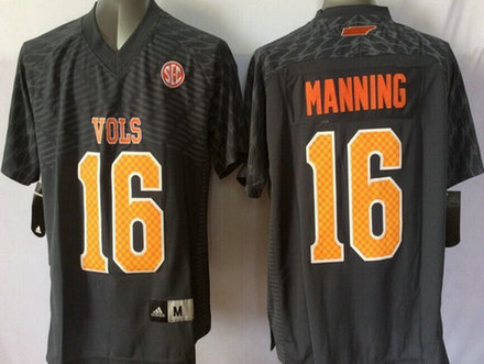 Youth Tennessee Volunteers #16 Peyton Manning Gray 2015 College Football adidas Jersey Youth Tennessee Volunteers #16 Peyton Manning Gray 2015 College Football adidas Jersey